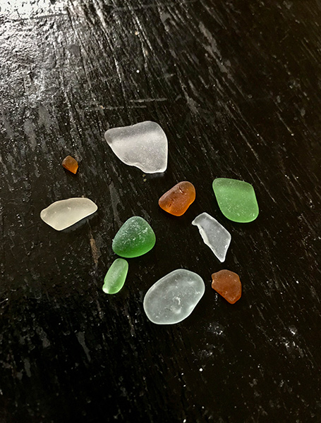 beach glass from lake erie